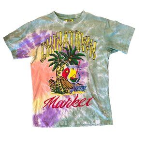 Chinatown Market Urban Outfitters  Tie Dye Tee Tropical Graphic Tee M
